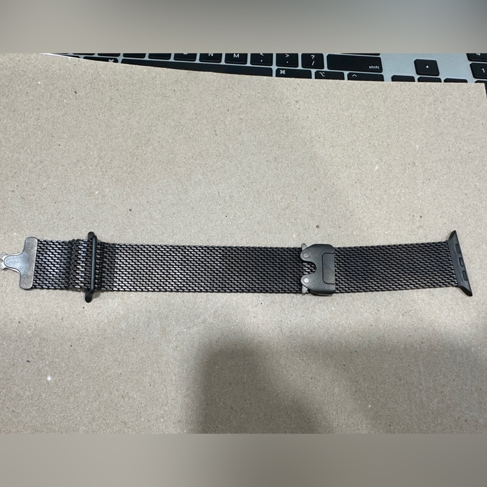 Apple Titanium Black Milanese Loop Watch Band - Medium